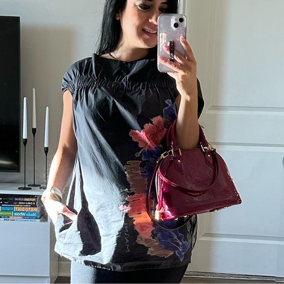 LV Monogram Vernis Alma BB w/ Strap - Picture 5 of 7